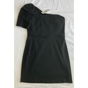 Speechless Little Black Dress Women's Large Off The Shoulder Knee Length